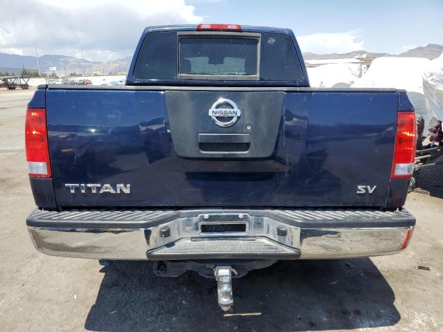 1N6AA0EK2CN312787 - 2012 NISSAN TITAN S BLUE photo 6