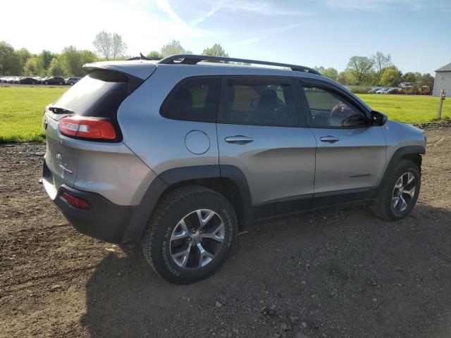 1C4PJMBBXEW173465 - 2014 JEEP CHEROKEE TRAILHAWK SILVER photo 3