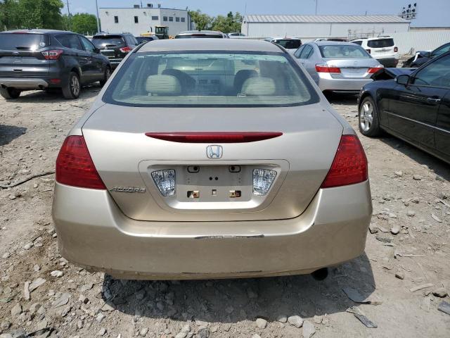 1HGCM56117A033965 - 2007 HONDA ACCORD VALUE TAN photo 6