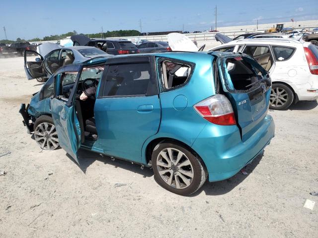 JHMGE8H55CC004089 - 2012 HONDA FIT SPORT ტურკოუსი ფოტო 2