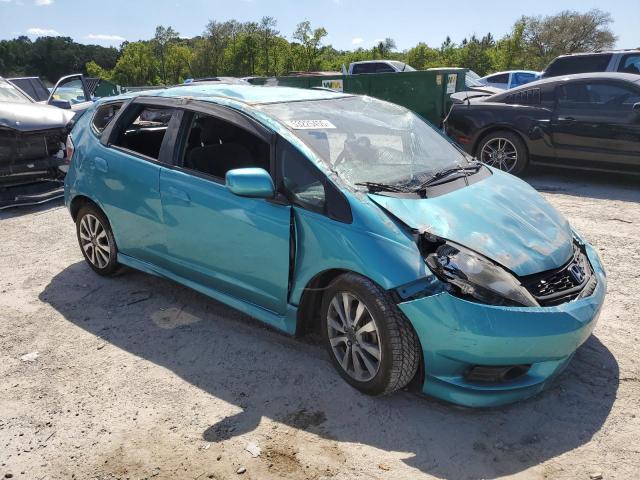 JHMGE8H55CC004089 - 2012 HONDA FIT SPORT ტურკოუსი ფოტო 4