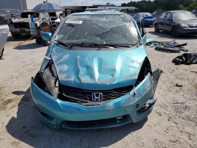 JHMGE8H55CC004089 - 2012 HONDA FIT SPORT ტურკოუსი ფოტო 5