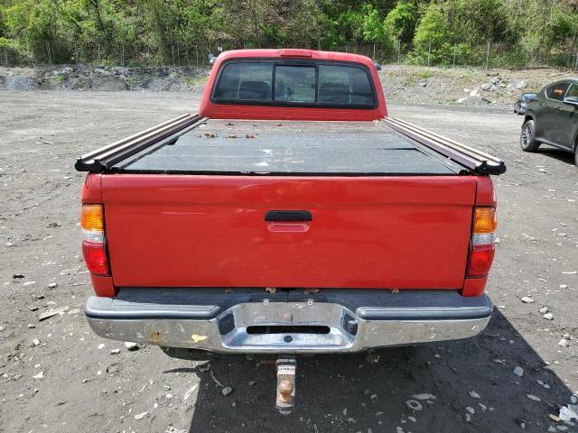 5TEWN72N91Z734246 - 2001 TOYOTA TACOMA XTRACAB RED photo 6