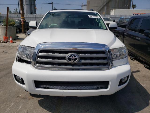 5TDZY5G18FS060531 - 2015 TOYOTA SEQUOIA SR5 WHITE photo 5