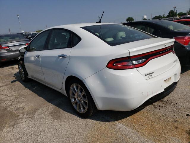 1C3CDFCB5FD345600 - 2015 DODGE DART LIMITED WHITE photo 2