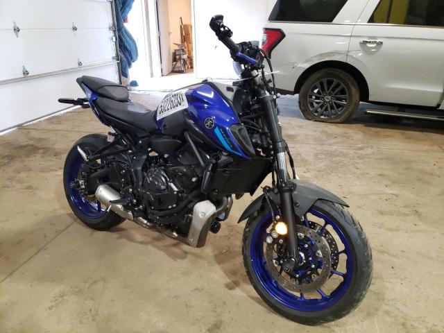 JYARM32E2NA006059 - 2022 YAMAHA MT07 BLUE photo 1