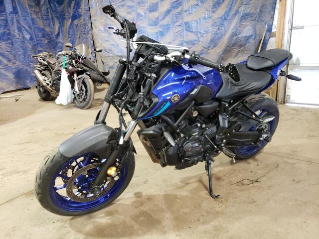 JYARM32E2NA006059 - 2022 YAMAHA MT07 BLUE photo 2