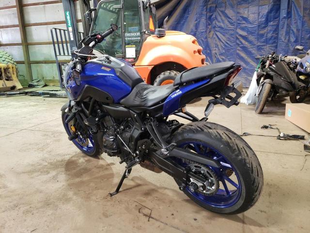 JYARM32E2NA006059 - 2022 YAMAHA MT07 BLUE photo 3