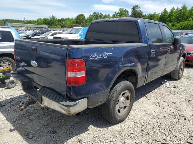 1FTRW14W97FA17798 - 2007 FORD F150 SUPERCREW BLUE photo 3