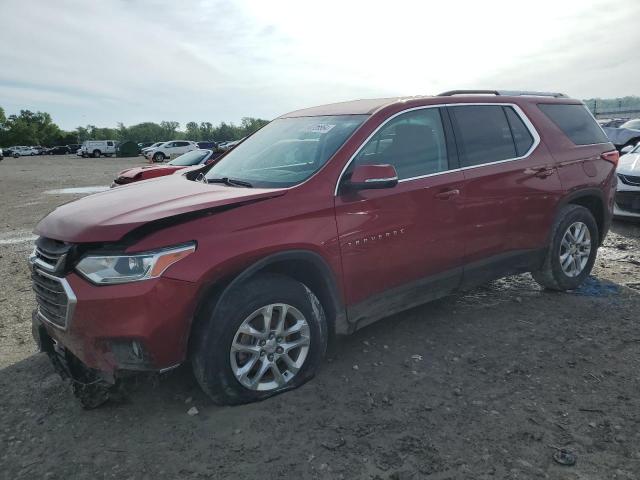 1GNERGKW6JJ153636 - 2018 CHEVROLET TRAVERSE LT MAROON photo 1