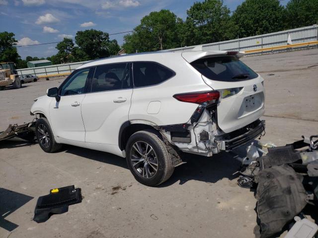 5TDGBRCH1LS502015 - 2020 TOYOTA HIGHLANDER HYBRID XLE WHITE photo 2