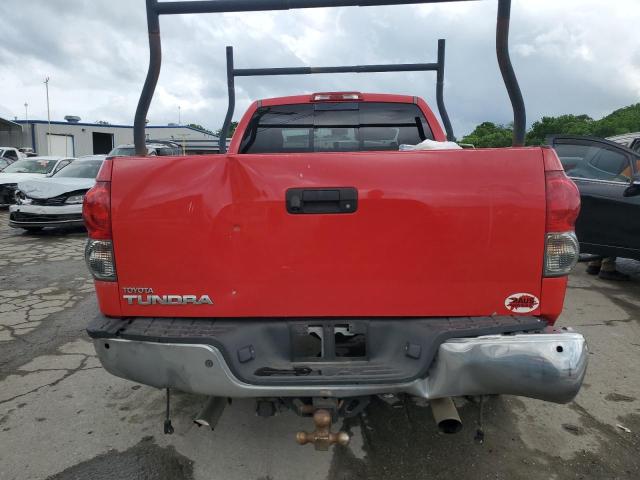 5TFRT54177X013814 - 2007 TOYOTA TUNDRA DOUBLE CAB SR5 RED photo 6