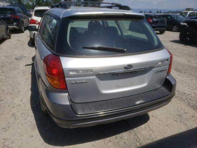 4S4BP61C767312523 - 2006 SUBARU LEGACY OUTBACK 2.5I SILVER photo 6