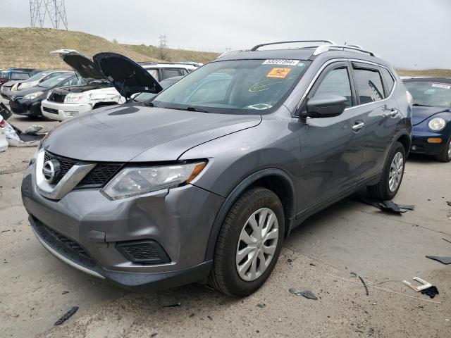 KNMAT2MV3GP661827 - 2016 NISSAN ROGUE S CHARCOAL photo 1