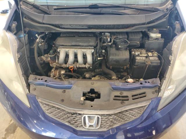 JHMGE882X9S069637 - 2009 HONDA FIT BLUE photo 11