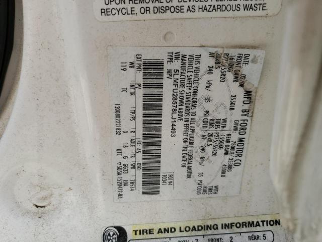 5LMFU28578LJ14493 - 2008 LINCOLN NAVIGATOR თეთრი ფოტო 13