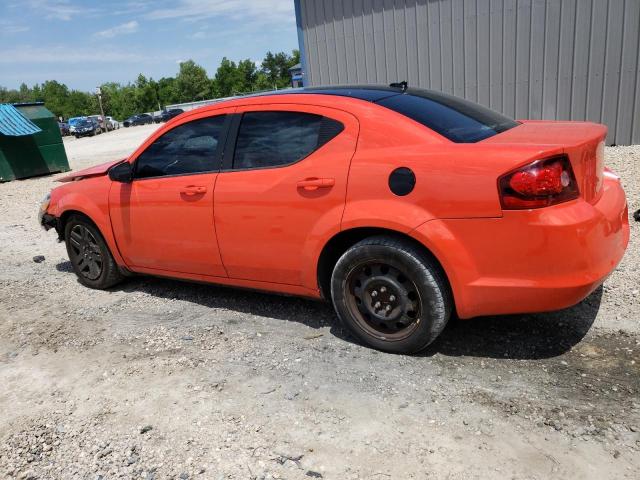 1C3CDZAB8CN269946 - 2012 DODGE AVENGER SE ORANGE photo 2