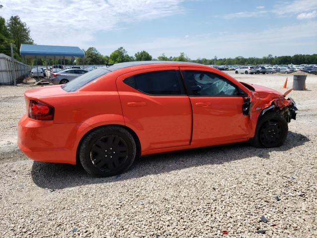 1C3CDZAB8CN269946 - 2012 DODGE AVENGER SE ORANGE photo 3