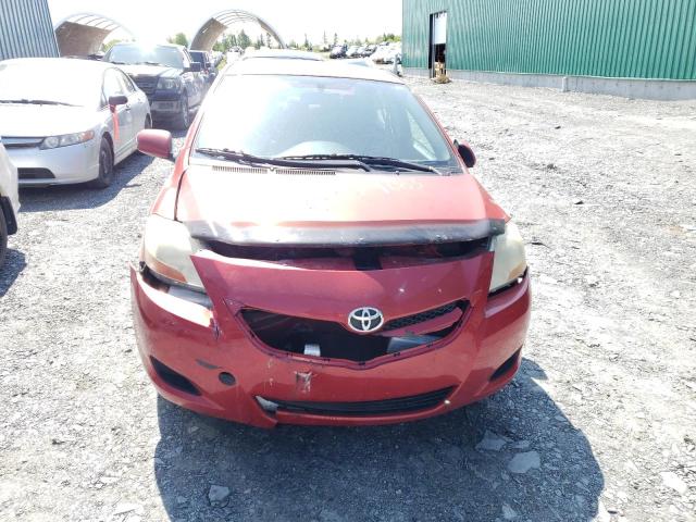 JTDBT923571179328 - 2007 TOYOTA YARIS RED photo 5