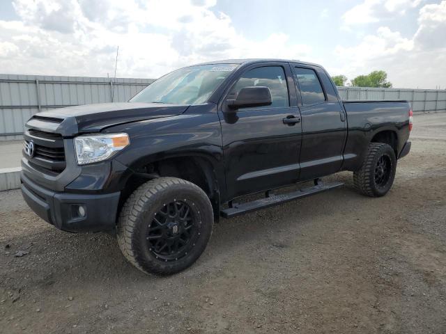 5TFUM5F16HX070172 - 2017 TOYOTA TUNDRA DOUBLE CAB SR/SR5 BLACK photo 1