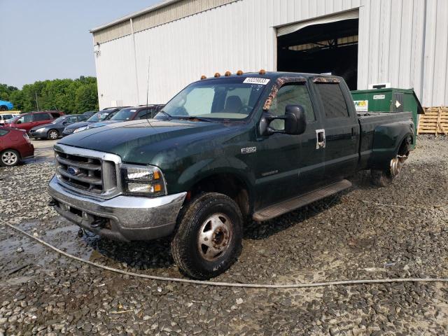 1FTWW33F32EA56868 - 2002 FORD F350 SUPER DUTY GREEN photo 1