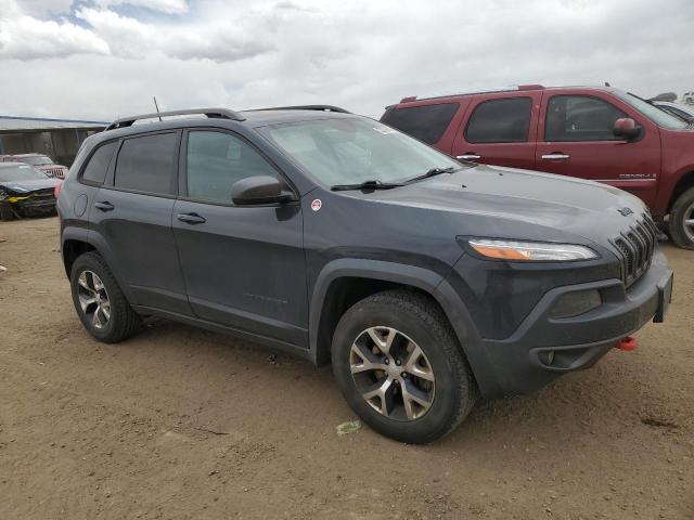 1C4PJMBS8HW633405 - 2017 JEEP CHEROKEE TRAILHAWK GRAY photo 4