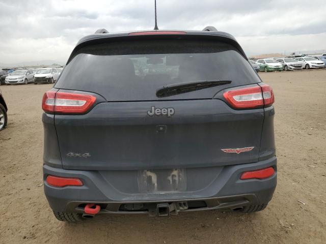 1C4PJMBS8HW633405 - 2017 JEEP CHEROKEE TRAILHAWK GRAY photo 6