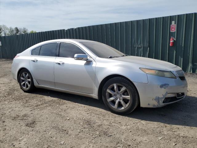 19UUA8F51DA012532 - 2013 ACURA TL TECH SILVER photo 4