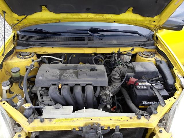 2T1KR32E14C215083 - 2004 TOYOTA COROLLA MA XR YELLOW photo 11