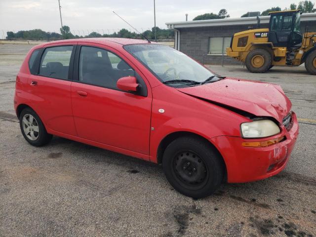 KL1TD666X8B142797 - 2008 CHEVROLET AVEO BASE RED photo 4