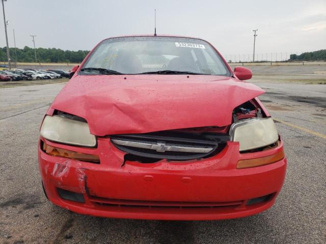 KL1TD666X8B142797 - 2008 CHEVROLET AVEO BASE RED photo 5