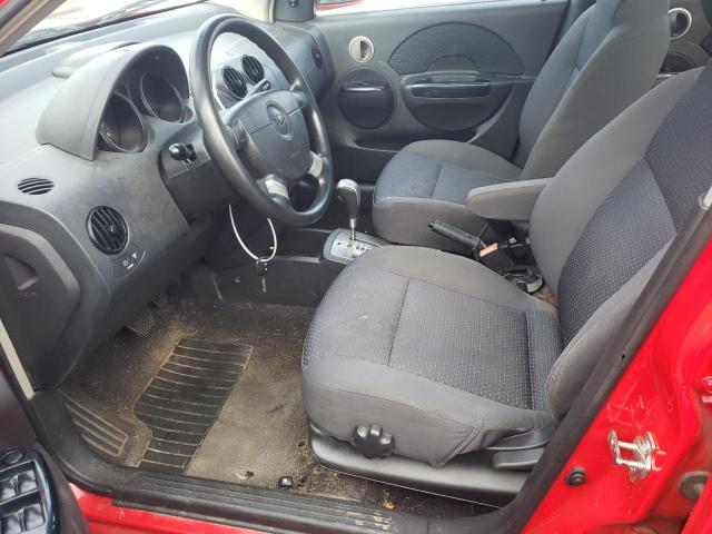 KL1TD666X8B142797 - 2008 CHEVROLET AVEO BASE RED photo 7