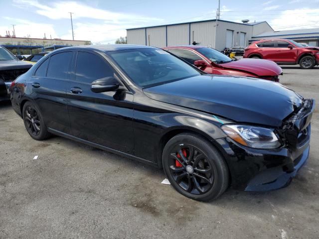 55SWF4JB7GU143098 - 2016 MERCEDES-BENZ C 300 BLACK photo 4