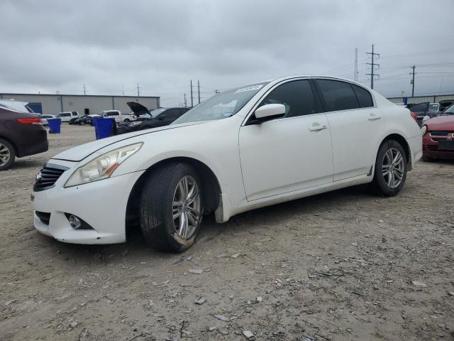 JN1CV6APXDM718668 - 2013 INFINITI G37 BASE WHITE photo 1