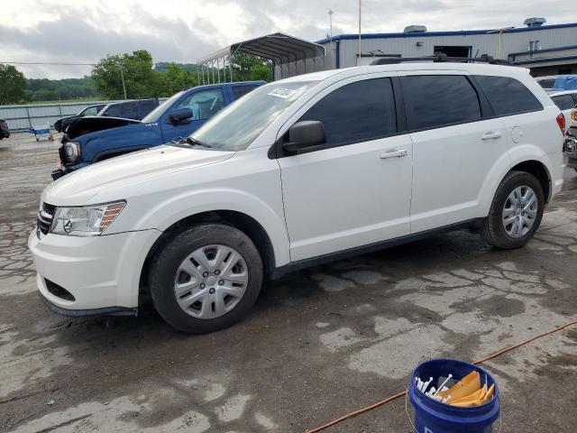 3C4PDCABXGT187636 - 2016 DODGE JOURNEY SE WHITE photo 1