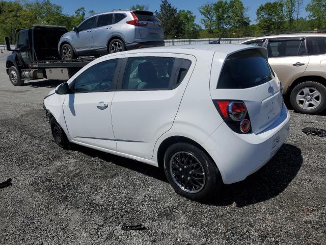 1G1JA6SH7D4120201 - 2013 CHEVROLET SONIC LS WHITE photo 2