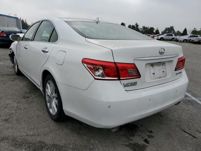 JTHBK1EGXA2371007 - 2010 LEXUS ES 350 WHITE photo 2