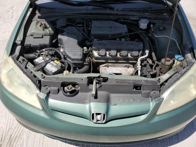 2HGES16524H546603 - 2004 HONDA CIVIC LX GREEN photo 11