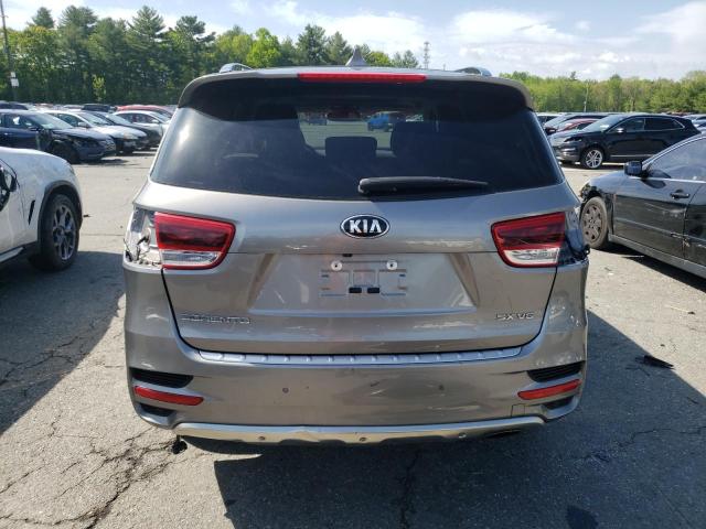 5XYPKDA5XGG184331 - 2016 KIA SORENTO SX GRAY photo 6