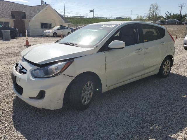 KMHCT5AE7DU085148 - 2013 HYUNDAI ACCENT GLS WHITE photo 1