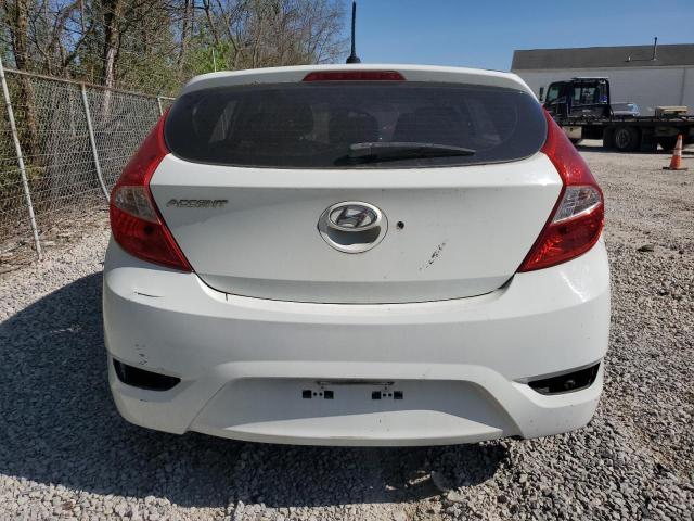 KMHCT5AE7DU085148 - 2013 HYUNDAI ACCENT GLS WHITE photo 6