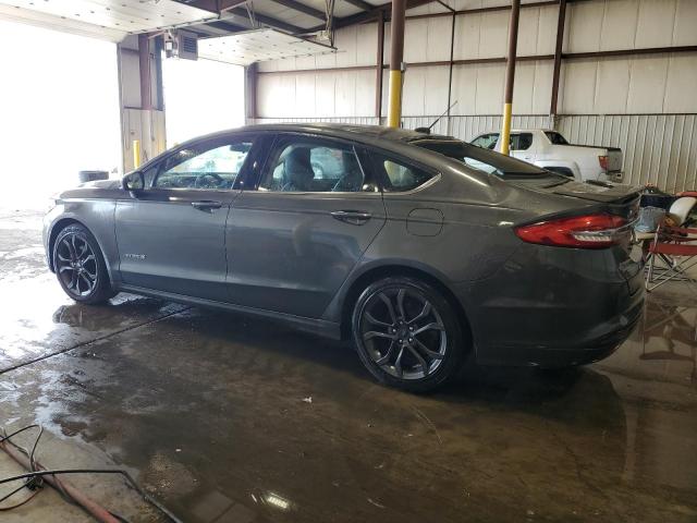 3FA6P0LU0JR127889 - 2018 FORD FUSION SE HYBRID GRAY photo 2