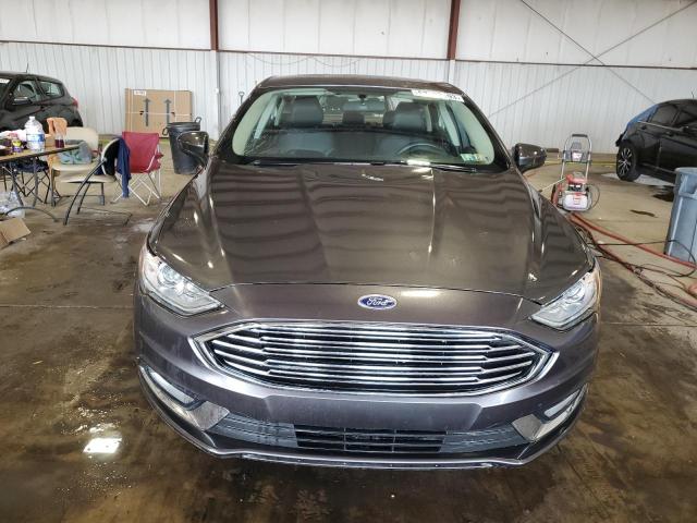 3FA6P0LU0JR127889 - 2018 FORD FUSION SE HYBRID GRAY photo 5