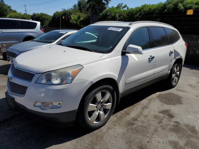 1GNLRHED4AJ248302 - 2010 CHEVROLET TRAVERSE LTZ WHITE photo 1