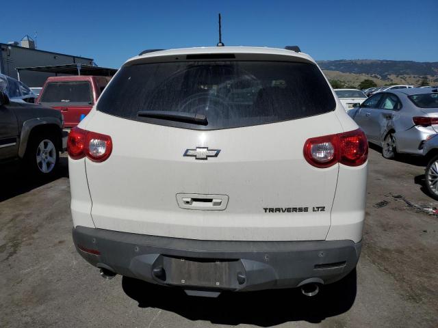 1GNLRHED4AJ248302 - 2010 CHEVROLET TRAVERSE LTZ WHITE photo 6