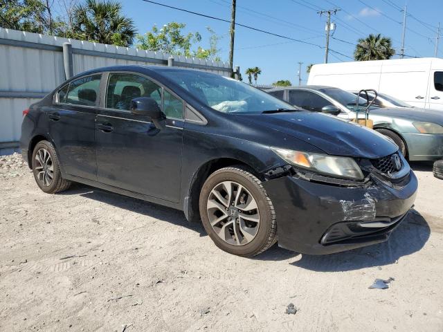 19XFB2F87DE037038 - 2013 HONDA CIVIC EX BLACK photo 4