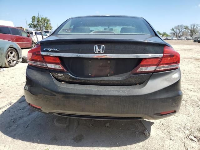 19XFB2F87DE037038 - 2013 HONDA CIVIC EX BLACK photo 6