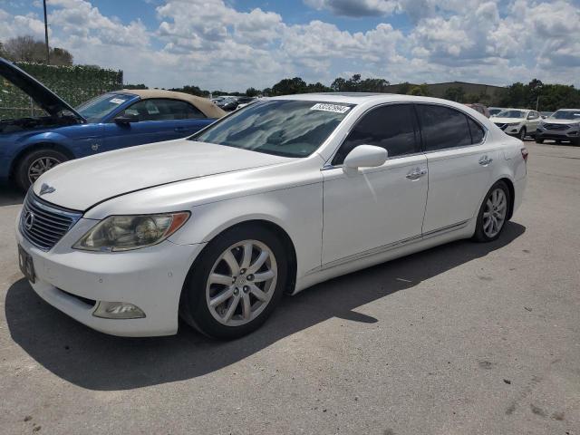 JTHGL46F875015446 - 2007 LEXUS LS 460L WHITE photo 1