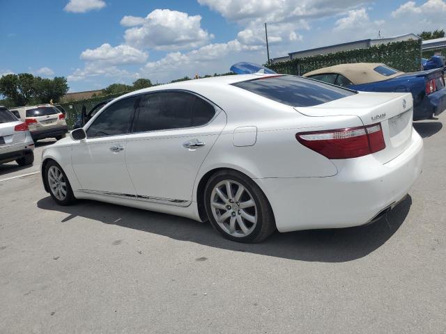 JTHGL46F875015446 - 2007 LEXUS LS 460L WHITE photo 2