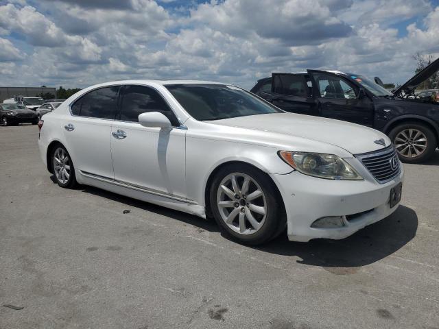 JTHGL46F875015446 - 2007 LEXUS LS 460L WHITE photo 4